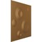 Ekena Millwork 11 7/8in. W x 11 7/8in. H Cole EnduraWall Decorative 3D Wall Panel Covers 0.98 Sq. Ft. WP12X12COBGL - alternate 6